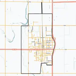 Town boundaries