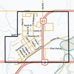 Town boundaries