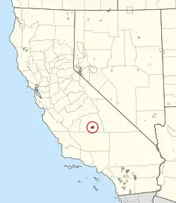 Location of the Tule River Reservation in California