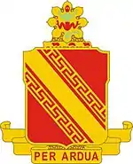 44th Air Defense Artillery Regiment"Per Ardua"(Through Difficulties)