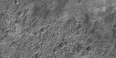 Patterned ground, as seen by HiRISE under HiWish program  This is a close up from previous image.