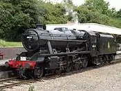 48624 running around its train at Leicester North on the Great Central Railway