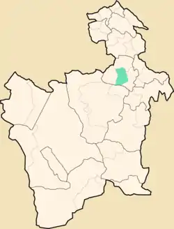 Location within Potosí Department