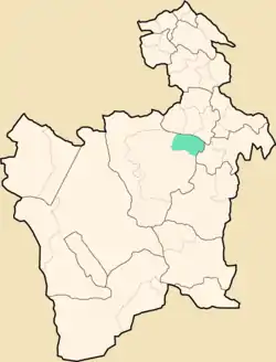 Location within Potosí Department