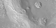 Close view of possible pingos, as seen by HiRISE under HiWish program