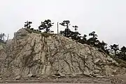 Rock formation at Wuling