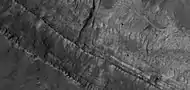 Close view of layers, as seen by HiRISE under HiWish program