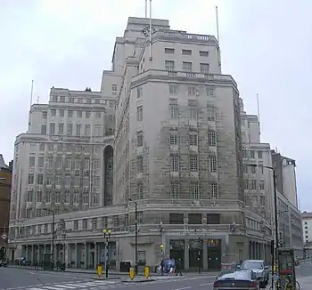 Image 2655 Broadway, headquarters of the UERL and its successors, is a Grade I listed building in Westminster designed by Charles Holden.