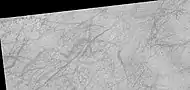 Close view of dust devil tracks, as seen by HiRISE under HiWish program