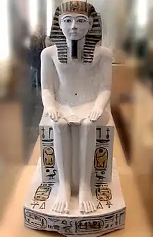 Statue of Amenhotep I now in the Museo Egizio in Turin, Italy