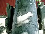 Manufacturers mark on a surviving Pattern 1914/15 gun located in Tuusula Finland.