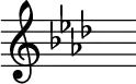 { \magnifyStaff #3/2 \omit Score.TimeSignature \key f \minor s^"" }