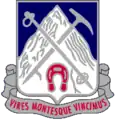 87th Infantry Regiment"Vires Montesque Vincimus"("We Conquer Power and Mountains")