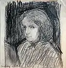 Ilka Gedő, Self-Portrait in the Budapest Ghetto, 1944, Hungarian Jewish Museum