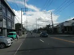 A Pan Philippine Highway seen from Milagrosa