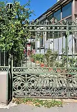 Local/Wallachian Gothic Revival - Fence of Strada C.F. Robescu no. 9, Bucharest, c.1960, unknown architect