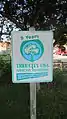 Tree City USA sign, Arborday Foundation