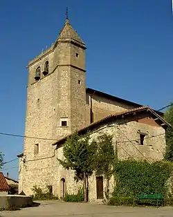 San Andrés Church (16th century) in Añastro