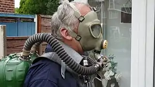 Another type of fullface mask sometimes supplied with an IDA71 rebreather