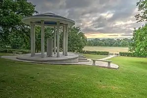 ABA tribute to Magna Carta at Runnymede with stone benches installed in 2015