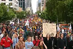 Image 26Australian industrial relations legislation national day of protest, 2005.