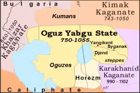 Oghuz Yabgu State, 750–1055