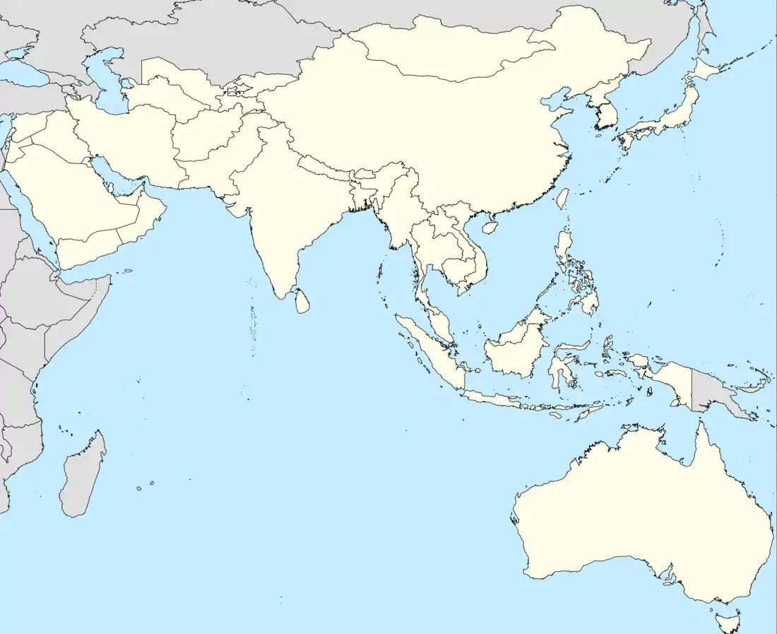 2022 AFC Champions League is located in Asian Football Confederation