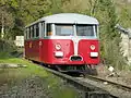 Uerdinger Schienenbus (prototype) in Bois de Rodange