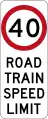 (R4-Q05) Road Train Speed Limit (Used in Queensland)