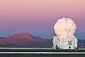 VLT's Auxiliary Telescope (AT) 2 with Cerro Armazones in the background. Credit:  ESO/G. Lombardi