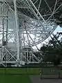 Work on the supports of the Jodrell Bank radio telescope, 12 August 2010