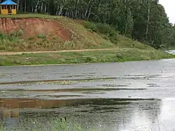 The Aban River near the settlement of Aban in Abansky District