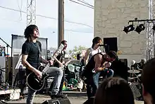 Abandon All Ships live at the Cactus Courtyard venue in Lubbock, Texas (2011)