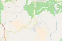 OSM map of Abatemarco showing the nearby settlements of Massicelle (lower left corner)and Montano Antilia (upper right corner)