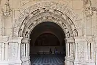 Entrance at Fontevraud Abbey