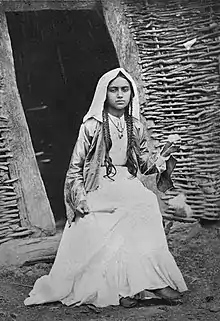 An Abkhazian girl, 1881.