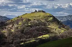 VIew of Dinas Brân