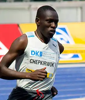 Abraham Chepkirwok at ISTAF 2008