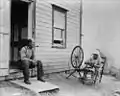 An Acadian home along Cabot Trail, Cape Breton Island, Nova Scotia, 1938