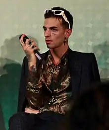 Achille Lauro at the 2019 Venice Film Festival