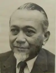 Portrait of Achmad Soebardjo in 1950