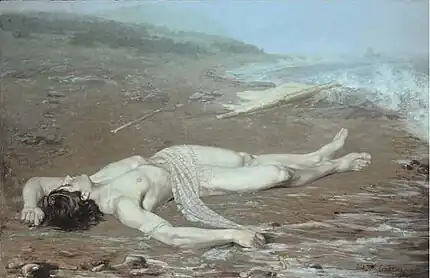 Leander's Body Washed Ashore