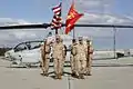 The colorguard of HMLA-467 during its activation ceremony in 2008.