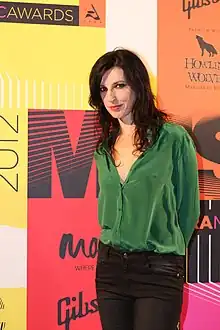 Adalita at the 2012 APRA Music Awards