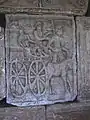 Metope IX - Barbarian family in a four-wheel cart