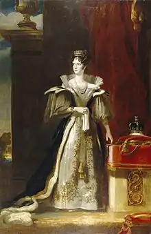 Queen Adelaide wearing the diadem