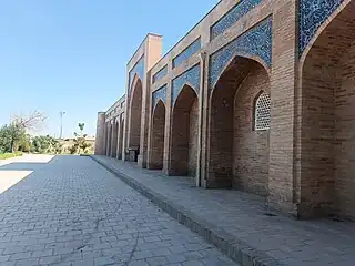 View of the entrance of the mosque from the northeast