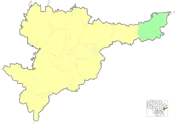 Location of Adutiškis Eldership