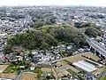 Aerial view of Kozukue Castle