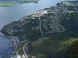 Aerial view of Prince Rupert